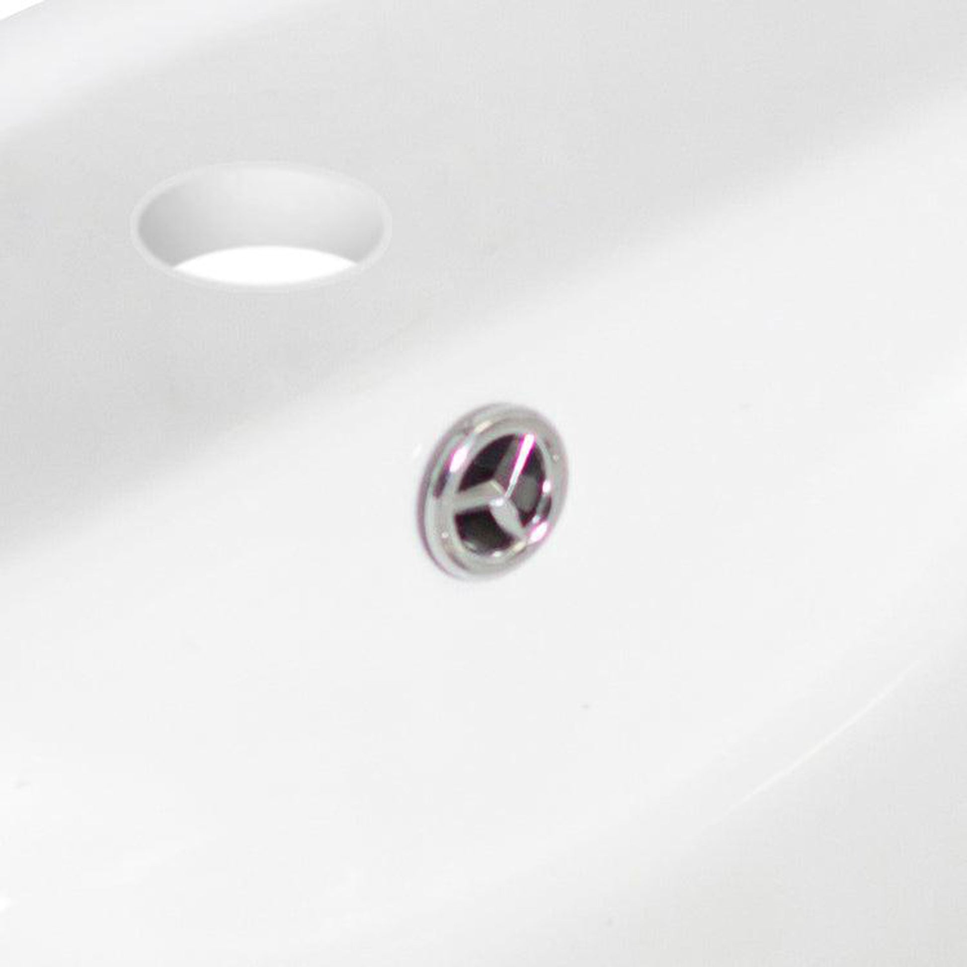 American Imaginations AI-20677 21" Biscuit Rectangular Ceramic Undermount Bathroom Sink Set