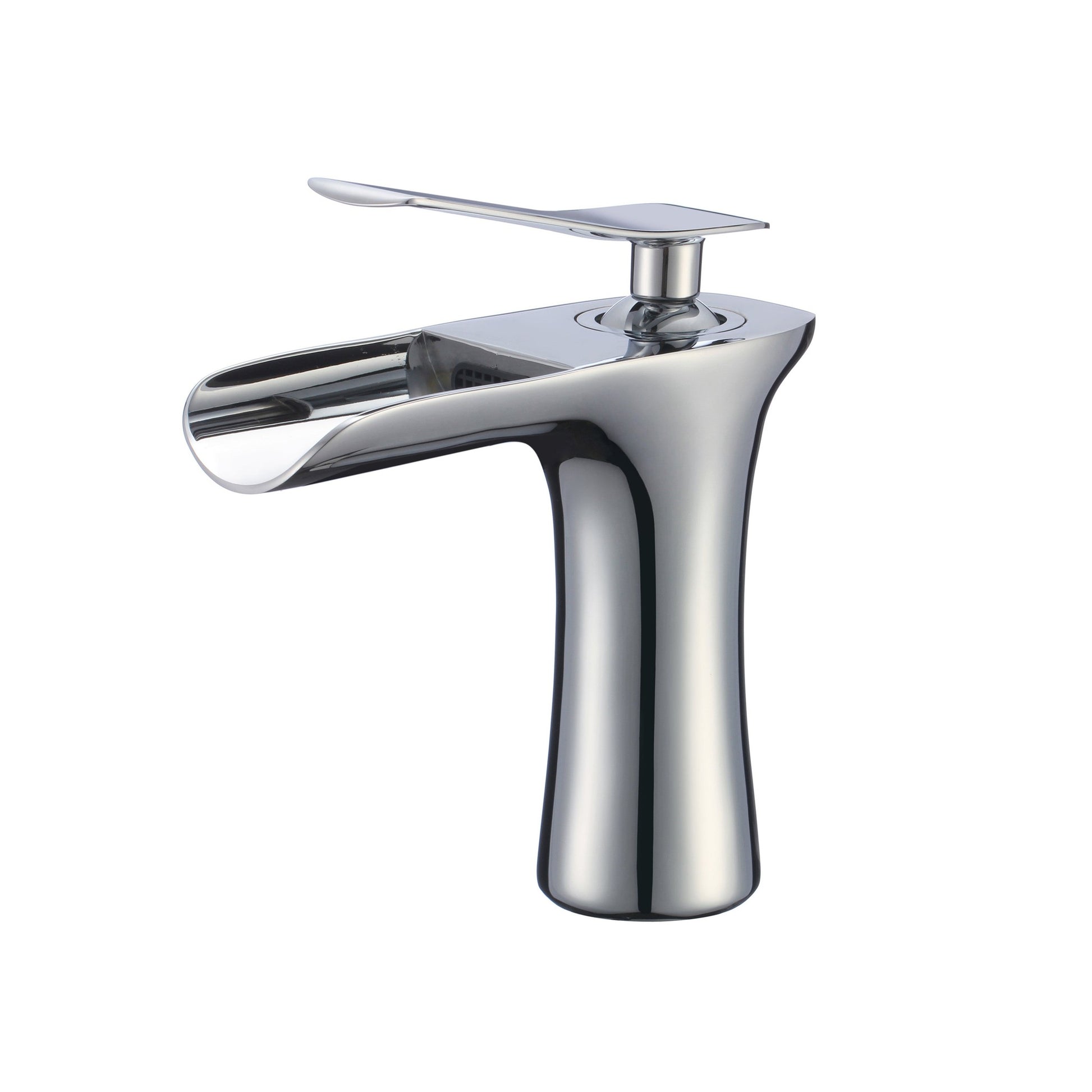 American Imaginations AI-22448 19" White Rectangular Ceramic Above Counter Bathroom Vessel Sink Set