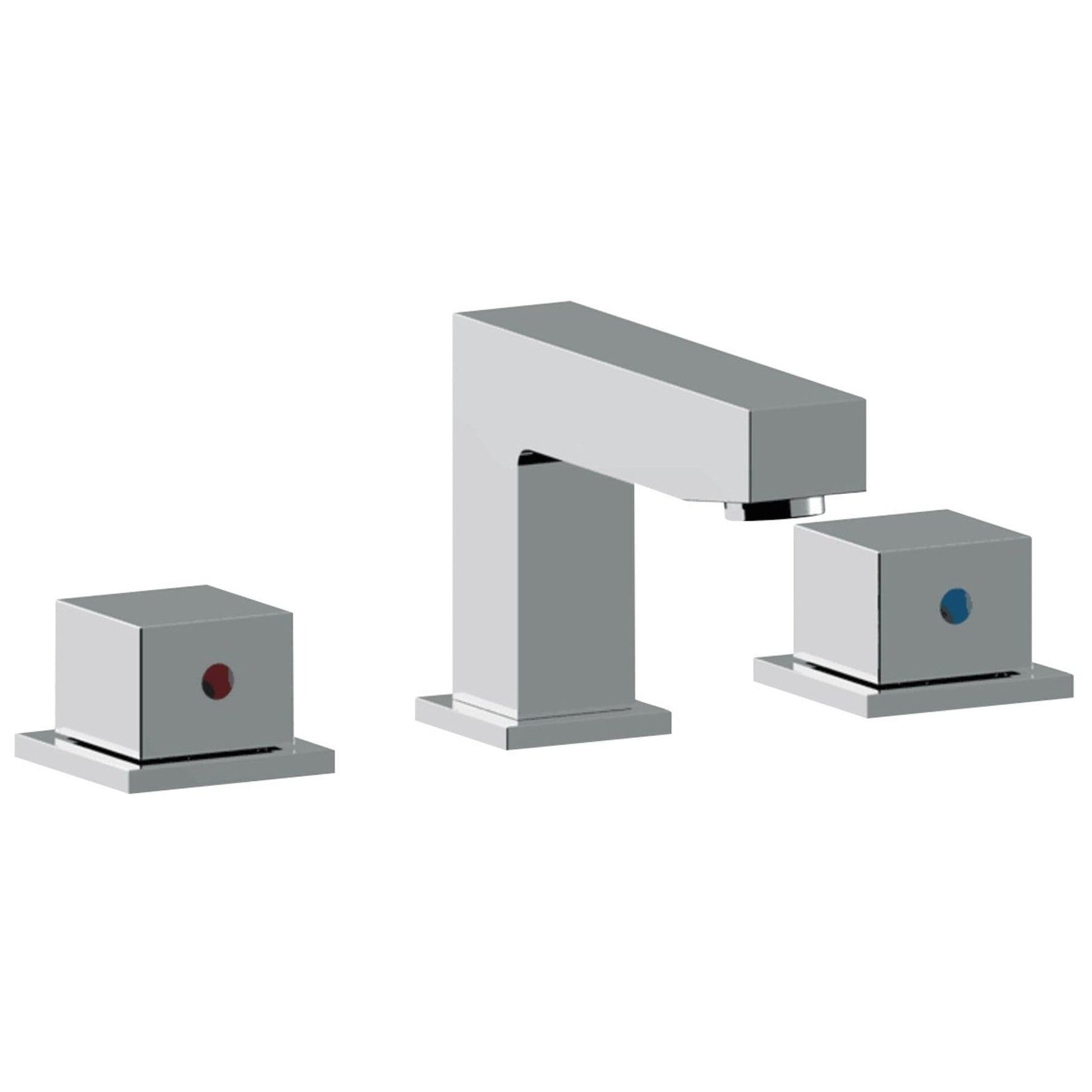 American Imaginations AI-22577 16" White Rectangular Ceramic Wall Mount Bathroom Vessel Sink Set