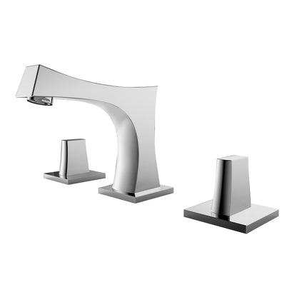 American Imaginations AI-22587 16" White Rectangular Ceramic Wall Mount Bathroom Vessel Sink Set