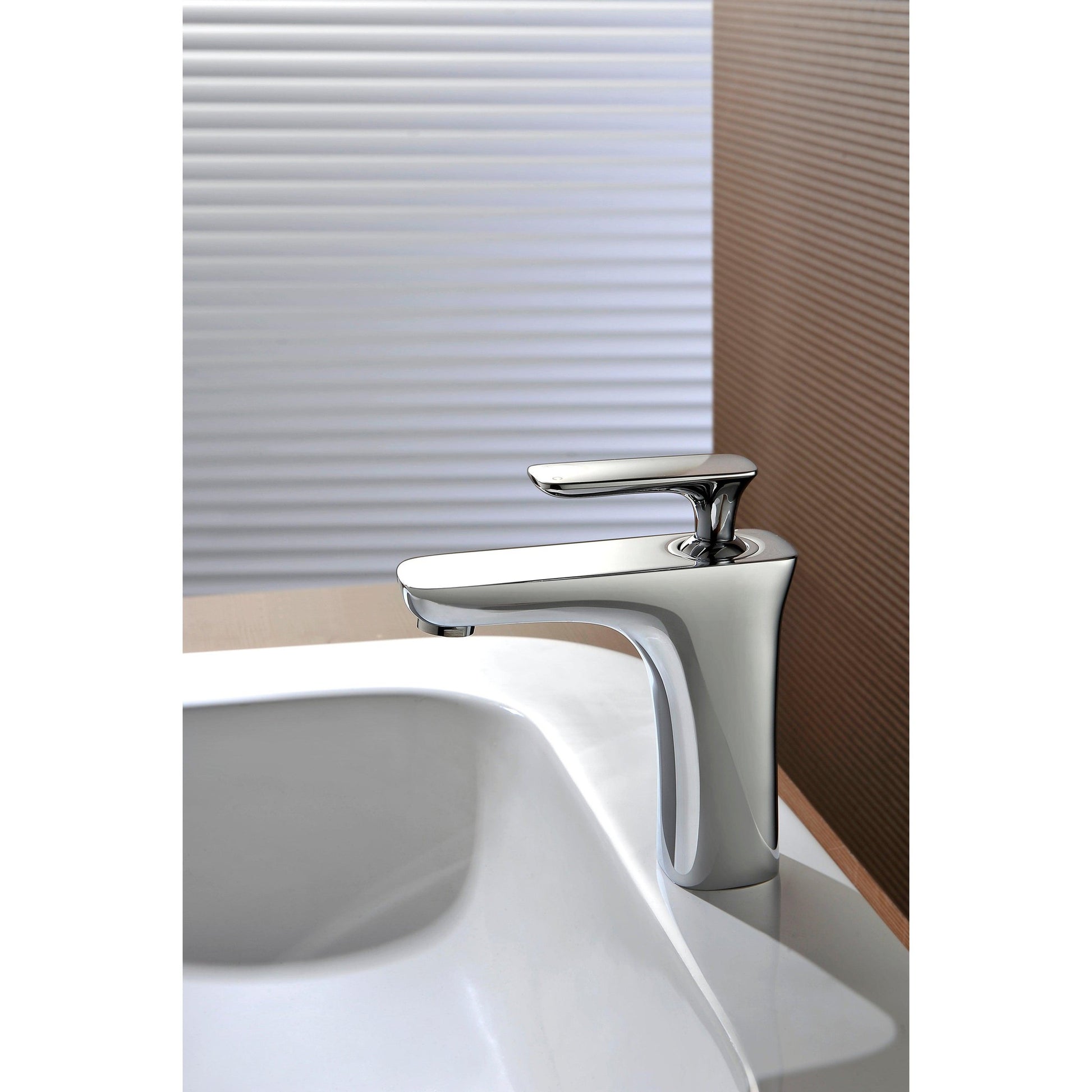 American Imaginations AI-22598 17" White Rectangular Ceramic Above Counter Bathroom Vessel Sink Set