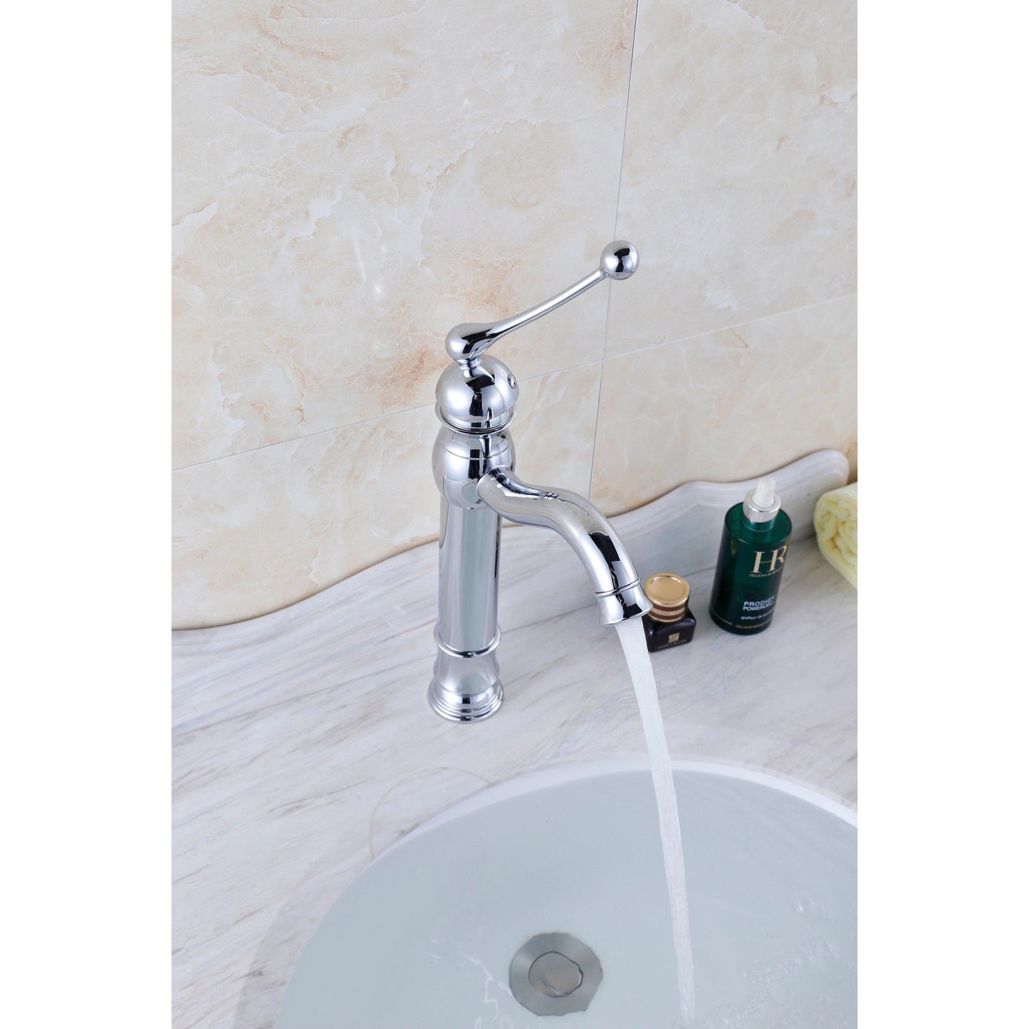 American Imaginations AI-22708 20" Biscuit Oval Ceramic Undermount Bathroom Sink Set