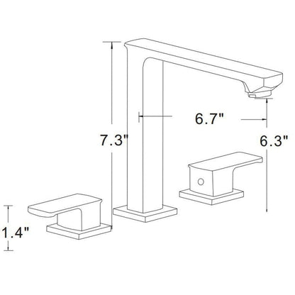 American Imaginations AI-22892 18" White Rectangular Ceramic Undermount Bathroom Sink Set