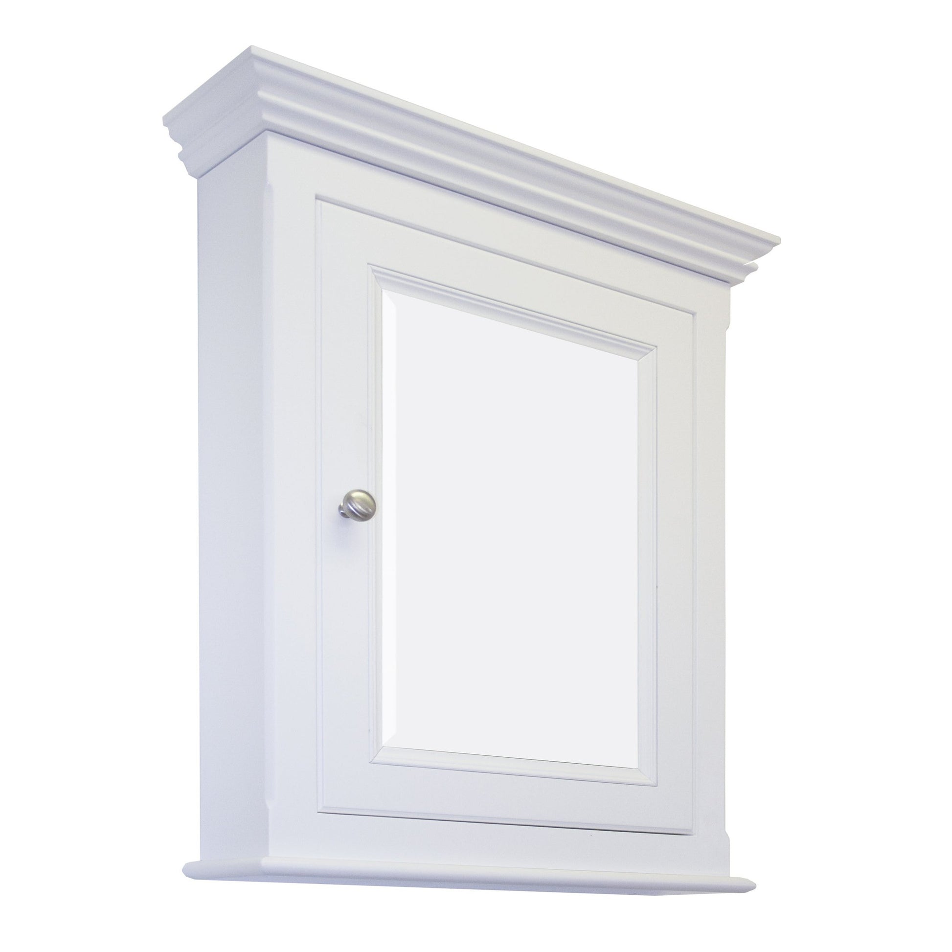 American Imaginations AI-258 24" White Rectangular Wall Mount Traditional Medicine Cabinet