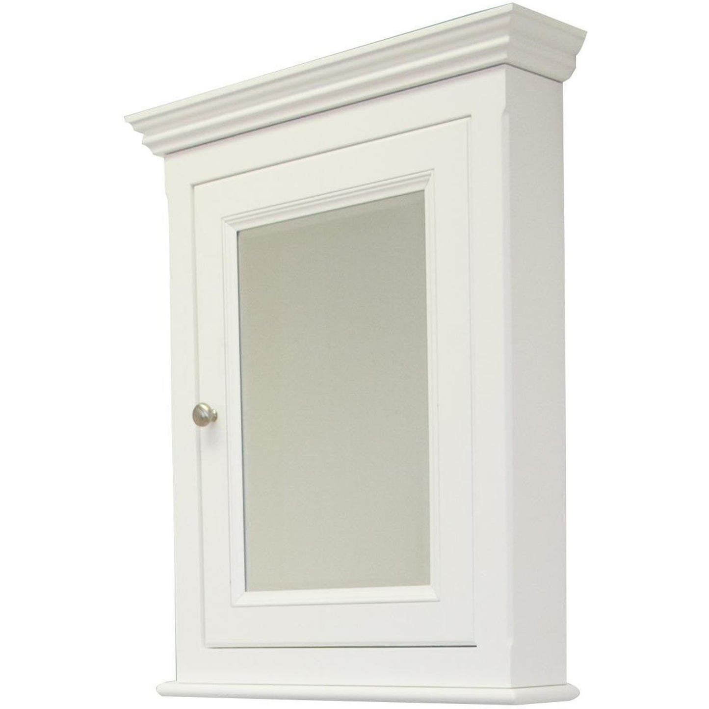 American Imaginations AI-258 24" White Rectangular Wall Mount Traditional Medicine Cabinet