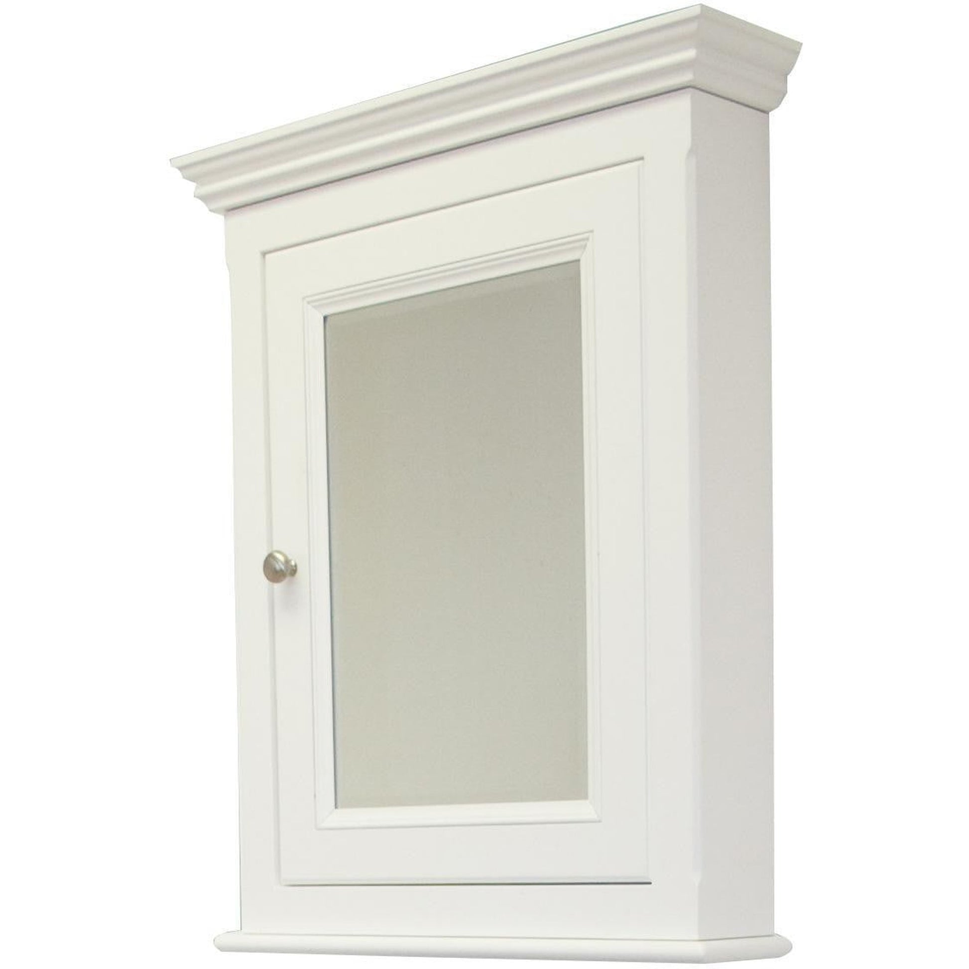American Imaginations AI-258 24" White Rectangular Wall Mount Traditional Medicine Cabinet