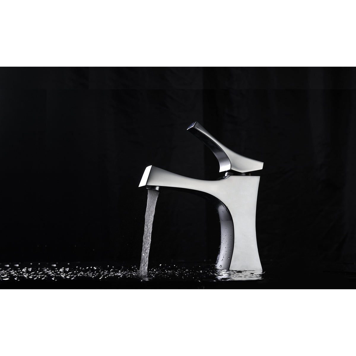 American Imaginations AI-26173 16" White Rectangular Ceramic Above Counter Bathroom Vessel Sink Set