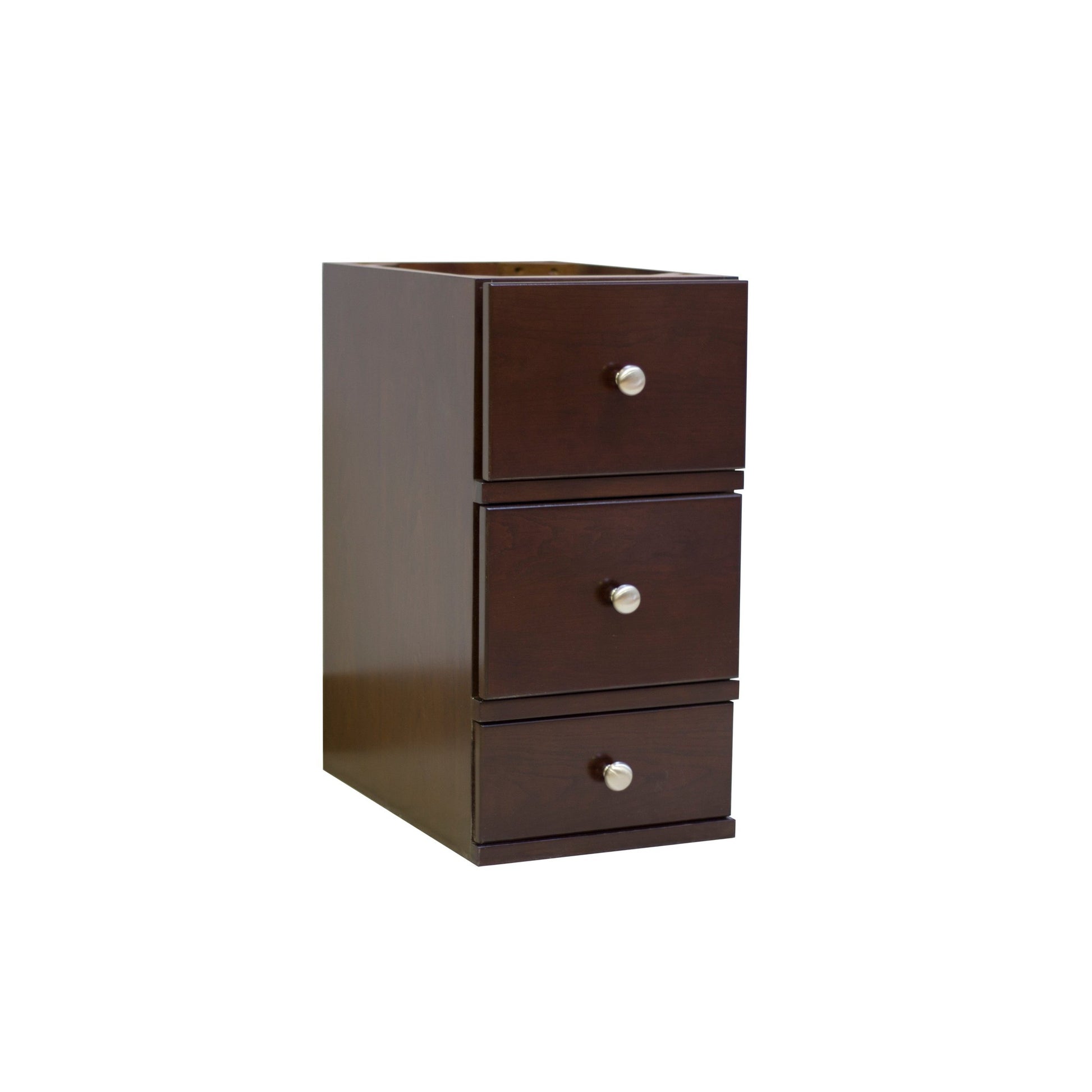 American Imaginations AI-264 13" Walnut Rectangular Wall Mount Traditional Modular Drawer