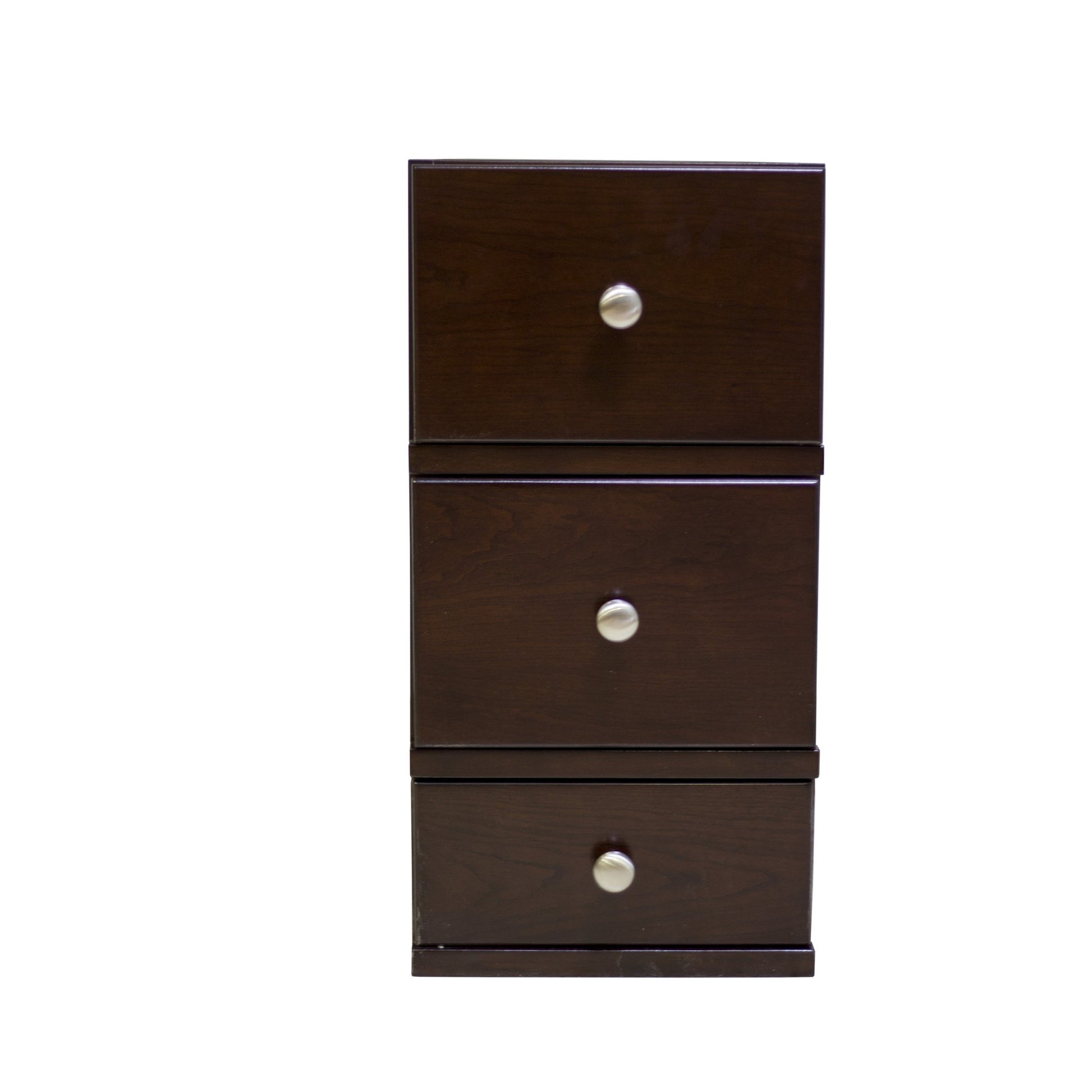 American Imaginations AI-264 13" Walnut Rectangular Wall Mount Traditional Modular Drawer