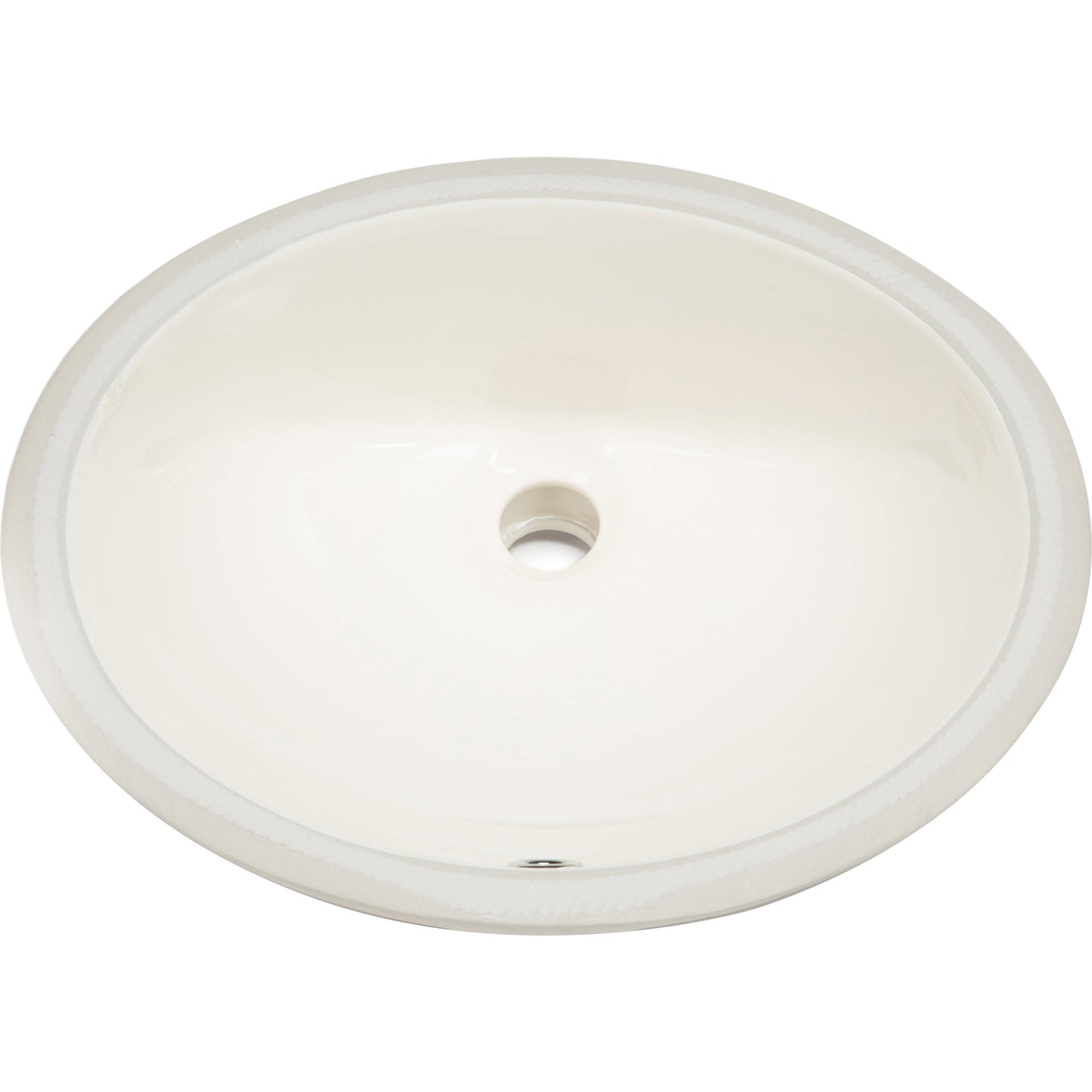 American Imaginations AI-26624 20" Biscuit Oval Undermount Transitional Bathroom Undermount Sink Set