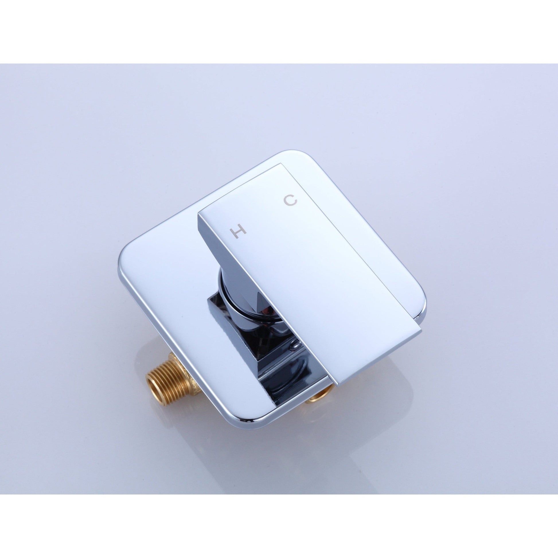 American Imaginations AI-29312 8" Chrome Stainless Steel Transitional Shower Kit