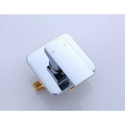 American Imaginations AI-29312 8" Chrome Stainless Steel Transitional Shower Kit