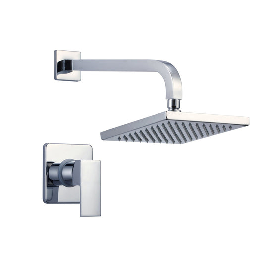 American Imaginations AI-29312 8" Chrome Stainless Steel Transitional Shower Kit