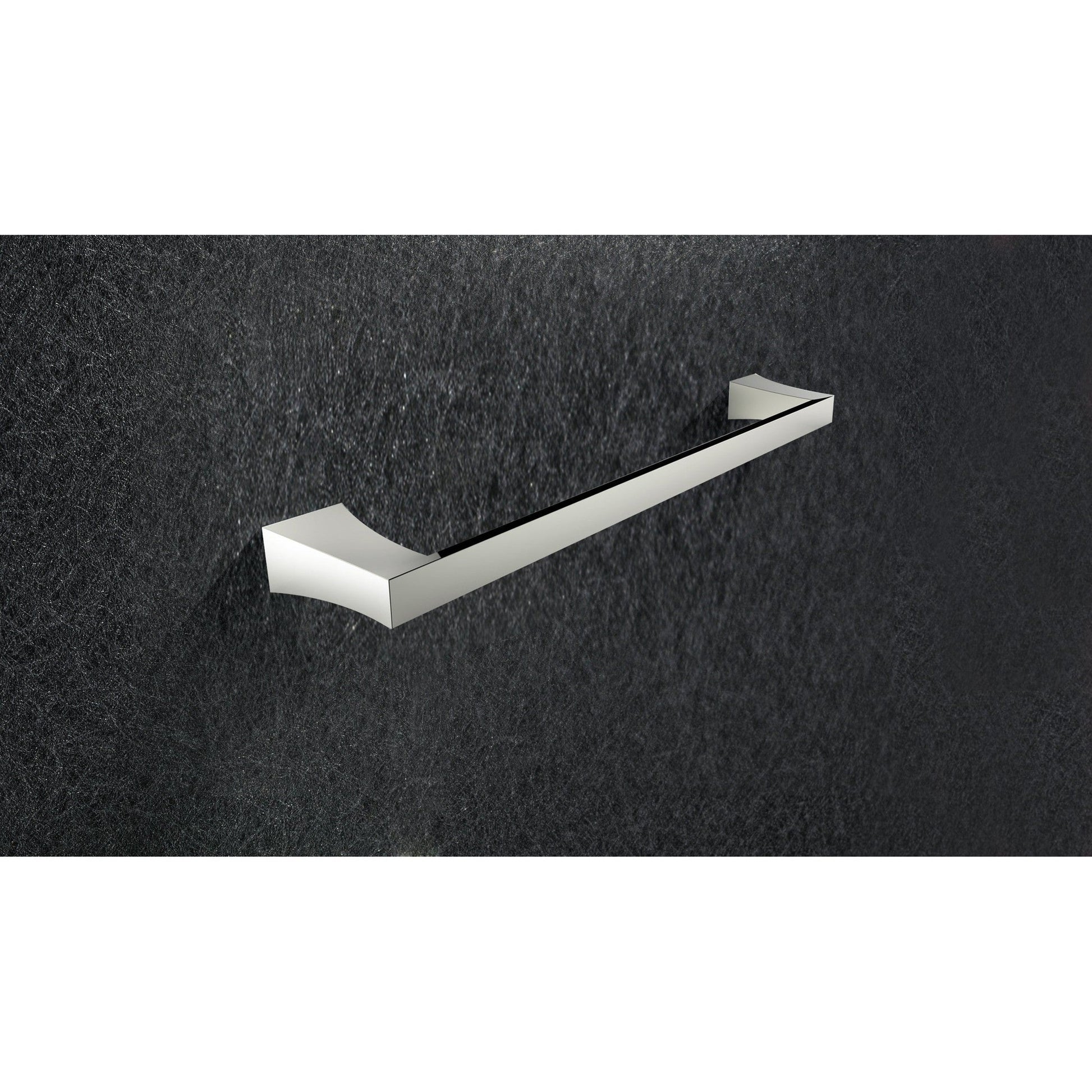 American Imaginations AI-3057 24" Chrome Rectangular Wall Mount Modern Towel Bar