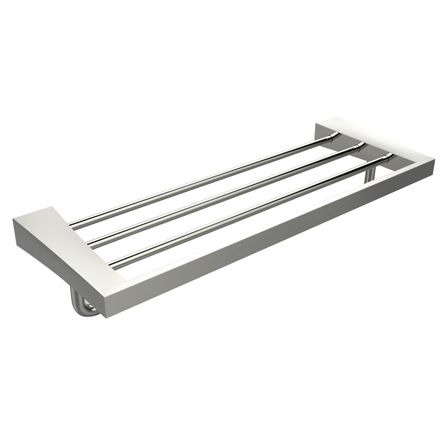 American Imaginations AI-3058 24" Chrome Rectangular Wall Mount Modern Towel Bar