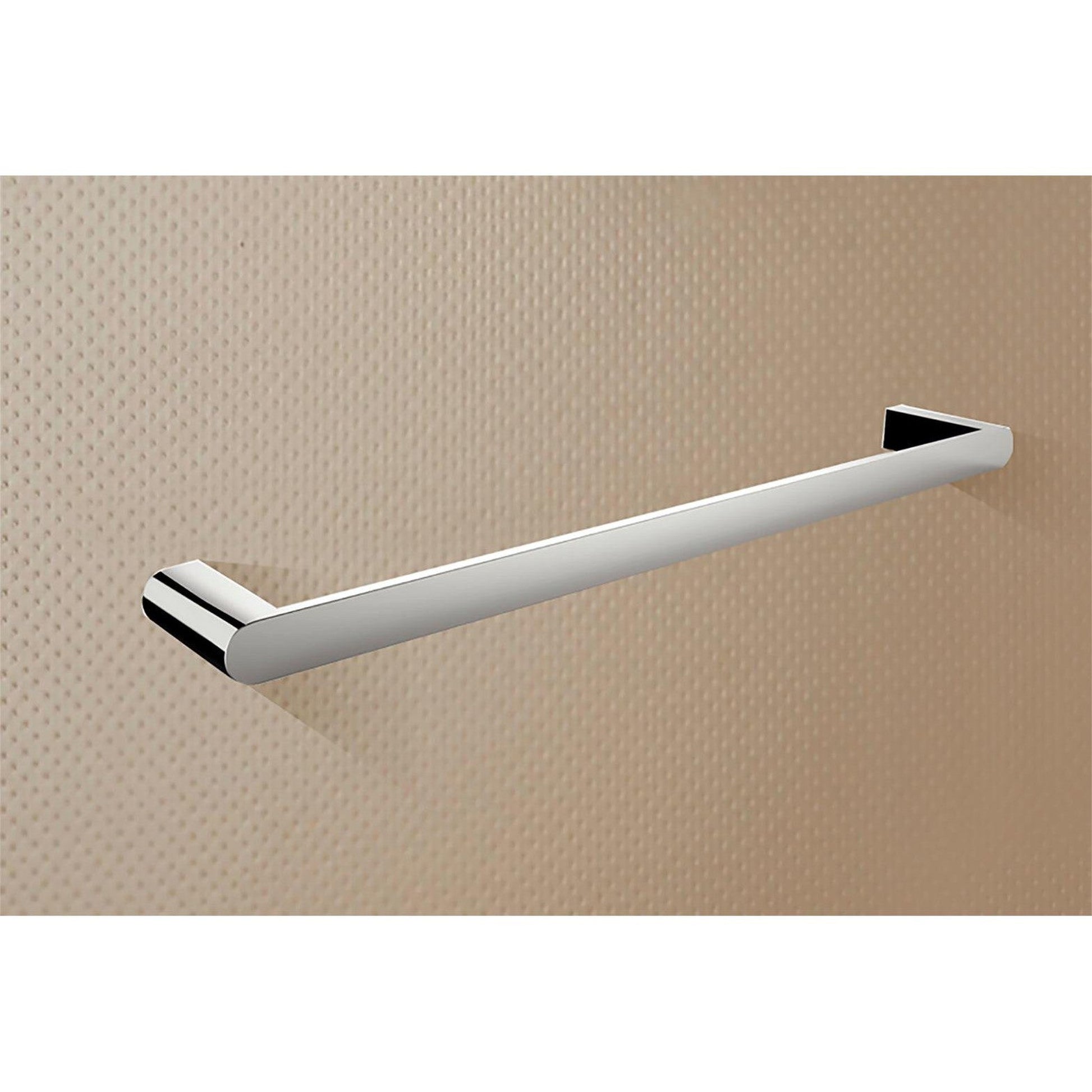 American Imaginations AI-3059 24" Chrome Rectangular Wall Mount Modern Towel Bar