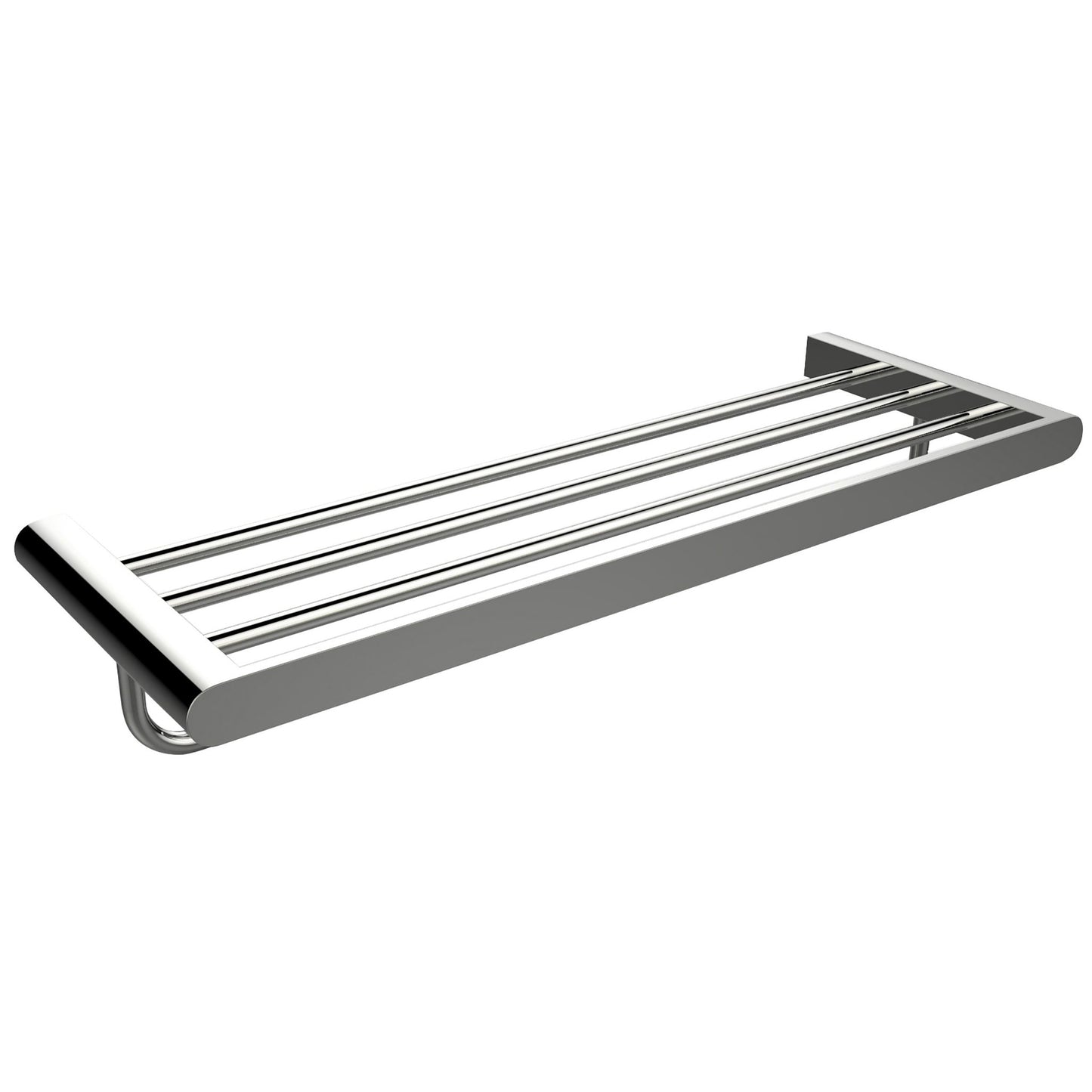 American Imaginations AI-3060 24" Chrome Rectangular Wall Mount Modern Towel Bar