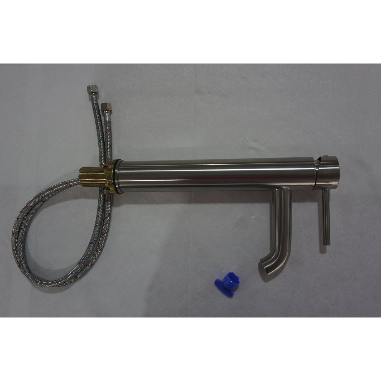 American Imaginations AI-30850 20" White Rectangular Above Counter Transitional Bathroom Vessel Sink Set