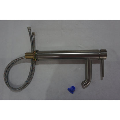 American Imaginations AI-30850 20" White Rectangular Above Counter Transitional Bathroom Vessel Sink Set