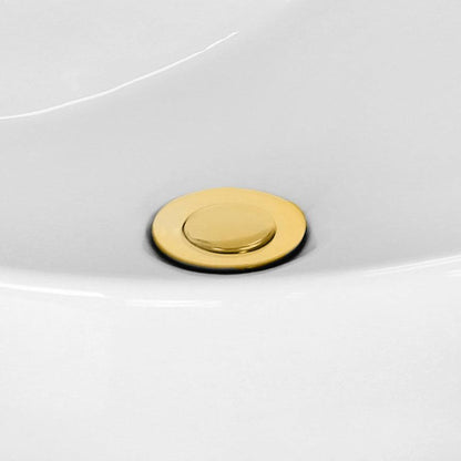American Imaginations AI-30997 16" Square Enamel Glaze White Ceramic Modern