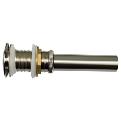 American Imaginations AI-31362 17" White Square Above Counter Modern Bathroom Vessel Sink Set