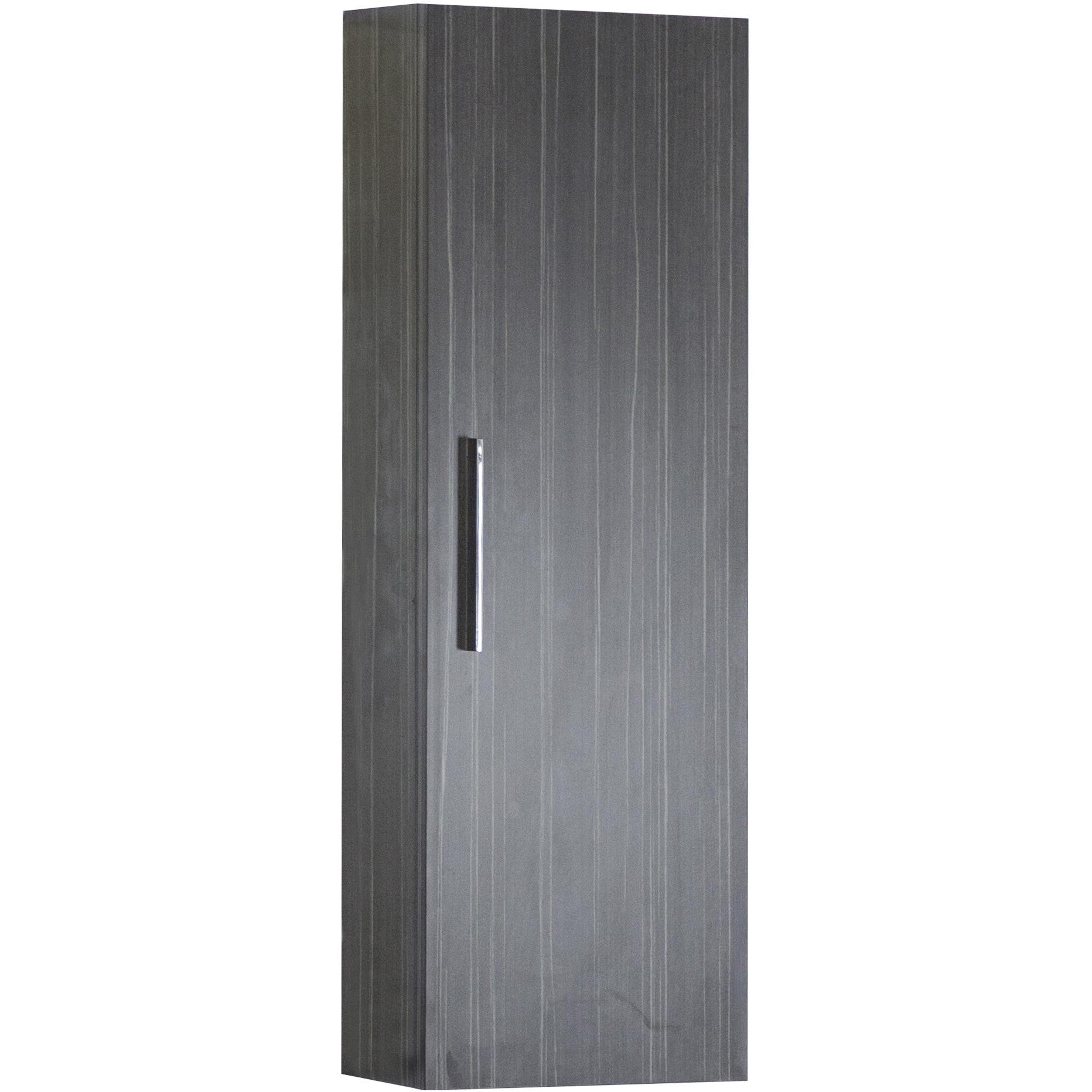 American Imaginations AI-31759 12" Dawn Grey Rectangular Wall Mount Modern Medicine Cabinet