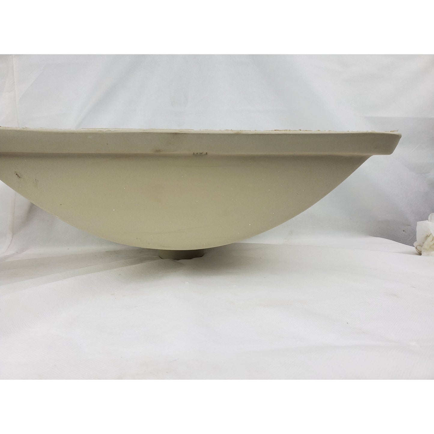 American Imaginations AI-31762 Rectangle White Ceramic Bathroom Undermount Sink with Enamel Glaze Finish