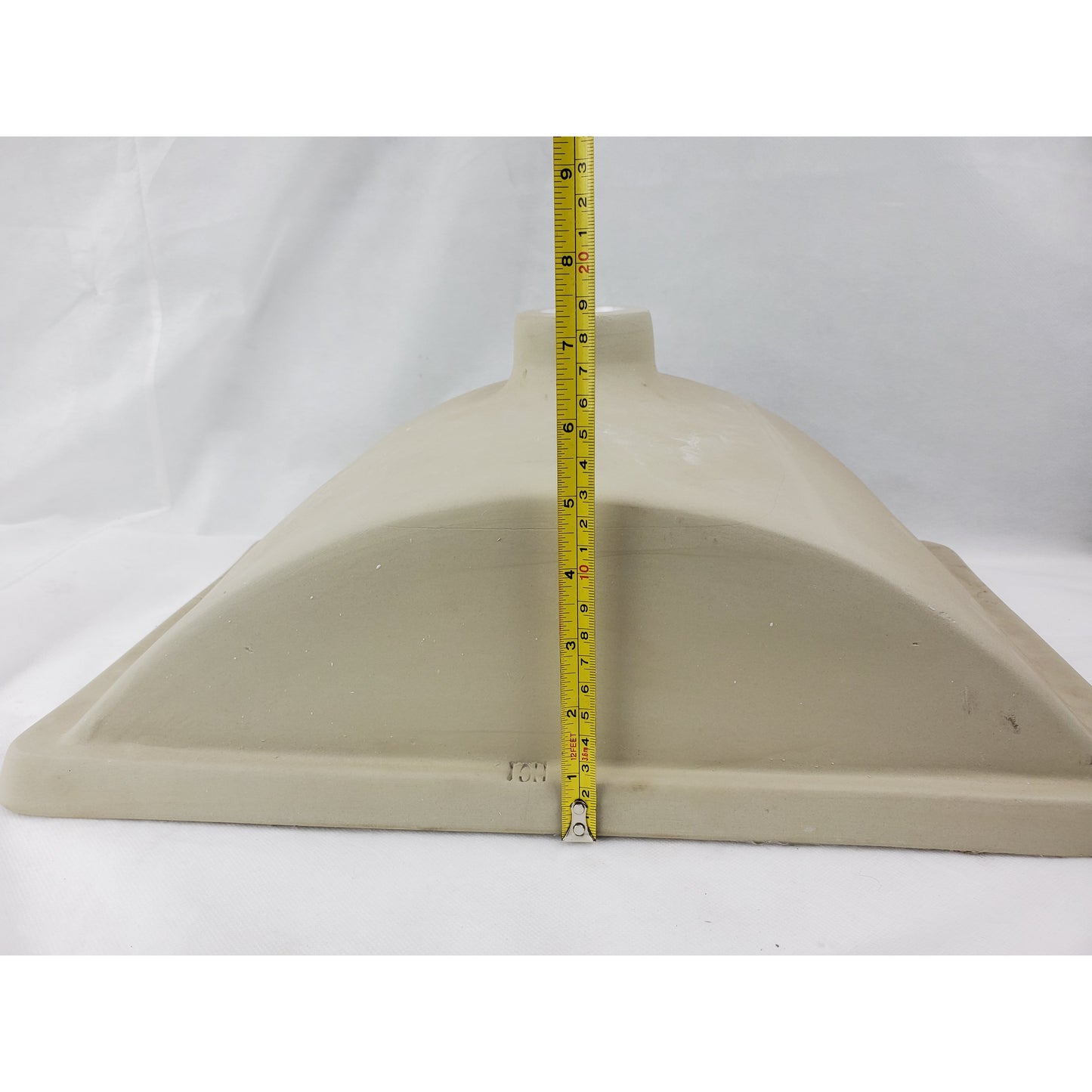 American Imaginations AI-31837 18" White Rectangular Undermount Modern Bathroom Undermount Sink Set