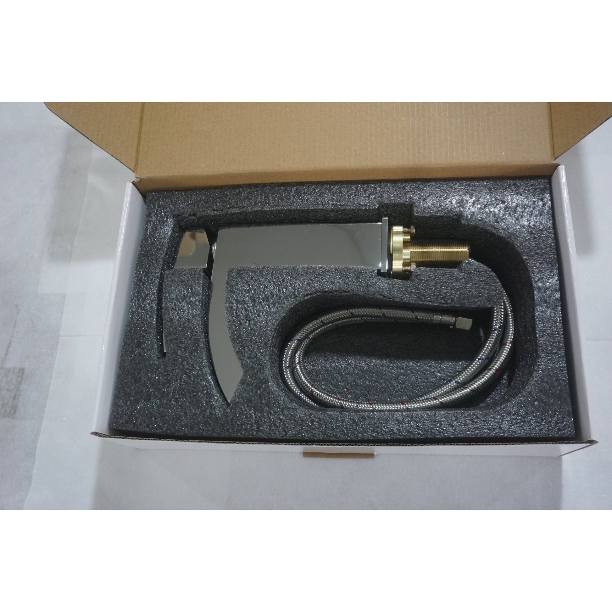 American Imaginations AI-34286 18" White Unique Above Counter Transitional Bathroom Vessel Sink Set