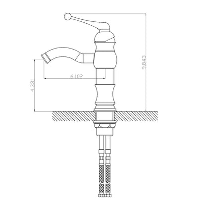 American Imaginations AI-34294 18" White Unique Wall Mount Transitional Bathroom Vessel Sink Set