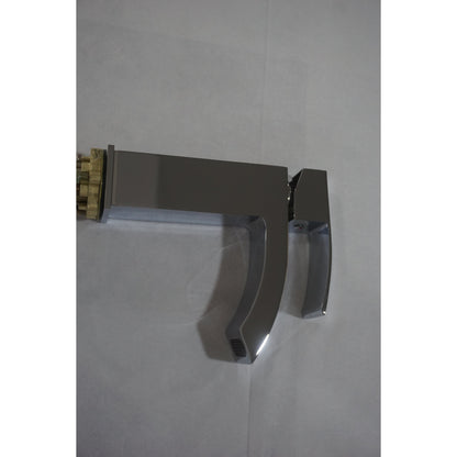 American Imaginations AI-34298 18" White Unique Wall Mount Transitional Bathroom Vessel Sink Set