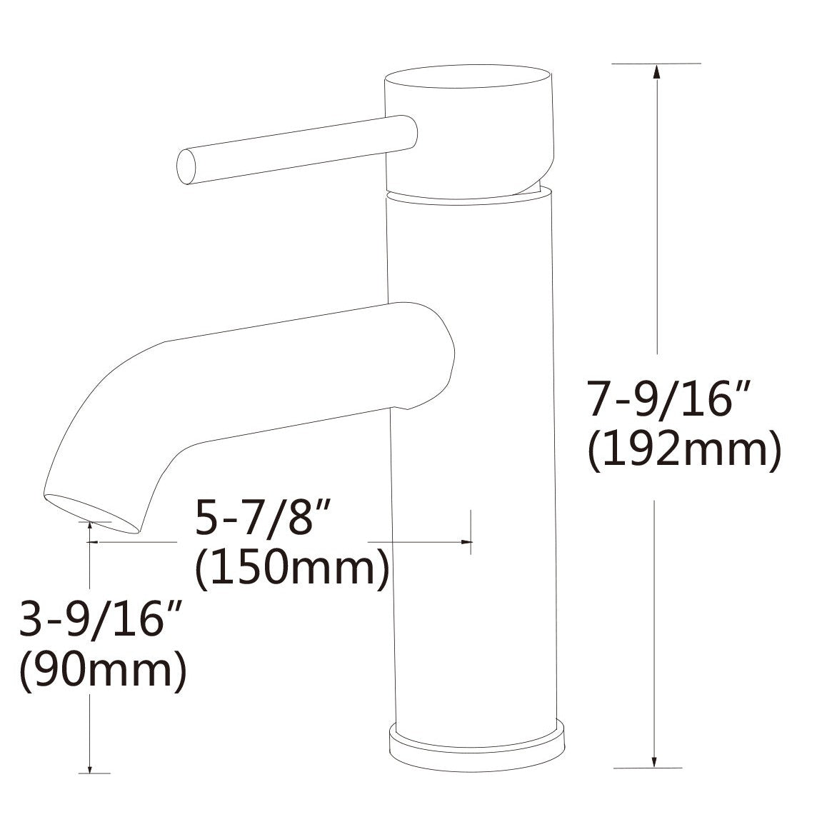 American Imaginations AI-34310 18" White Unique Wall Mount Transitional Bathroom Vessel Sink Set