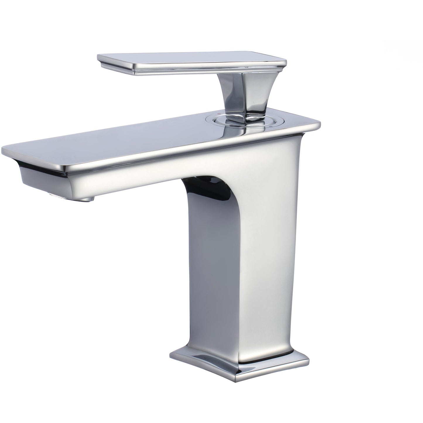 American Imaginations AI-34313 18" White Rectangular Above Counter Transitional Bathroom Vessel Sink Set