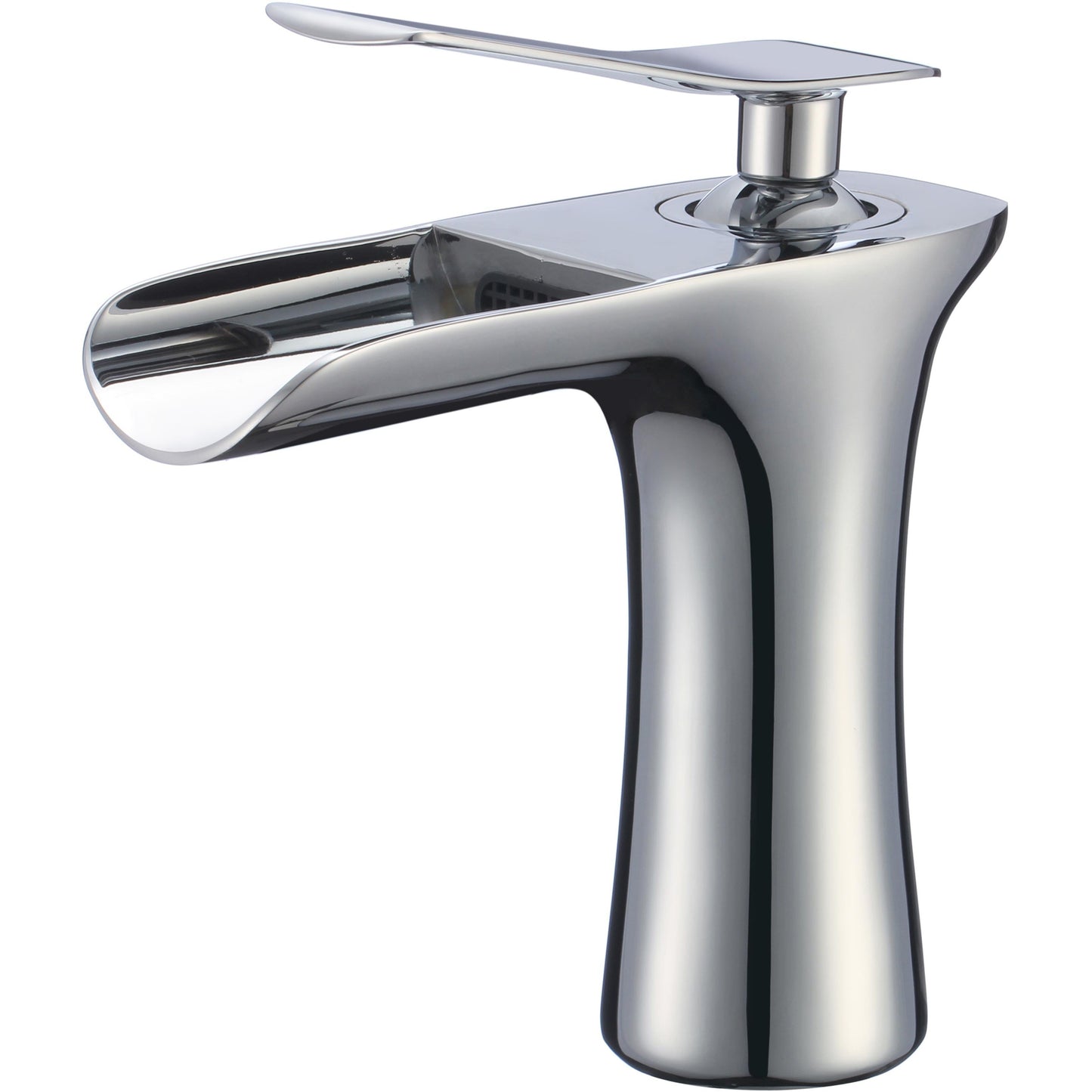 American Imaginations AI-34320 18" White Rectangular Above Counter Transitional Bathroom Vessel Sink Set