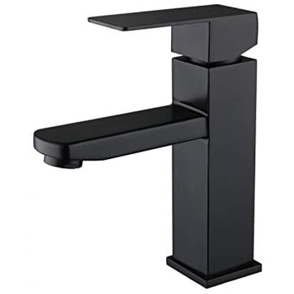 American Imaginations AI-34361 3" Black Unique Lead Free Brass Transitional Bathroom Sink Faucet