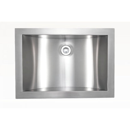 American Imaginations AI-34387 21" Stainless Steel Rectangle Stainless Steel Modern Bathroom Sink