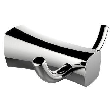 American Imaginations AI-34595 4" Chrome Rectangular Wall Mount Modern Robe Hook