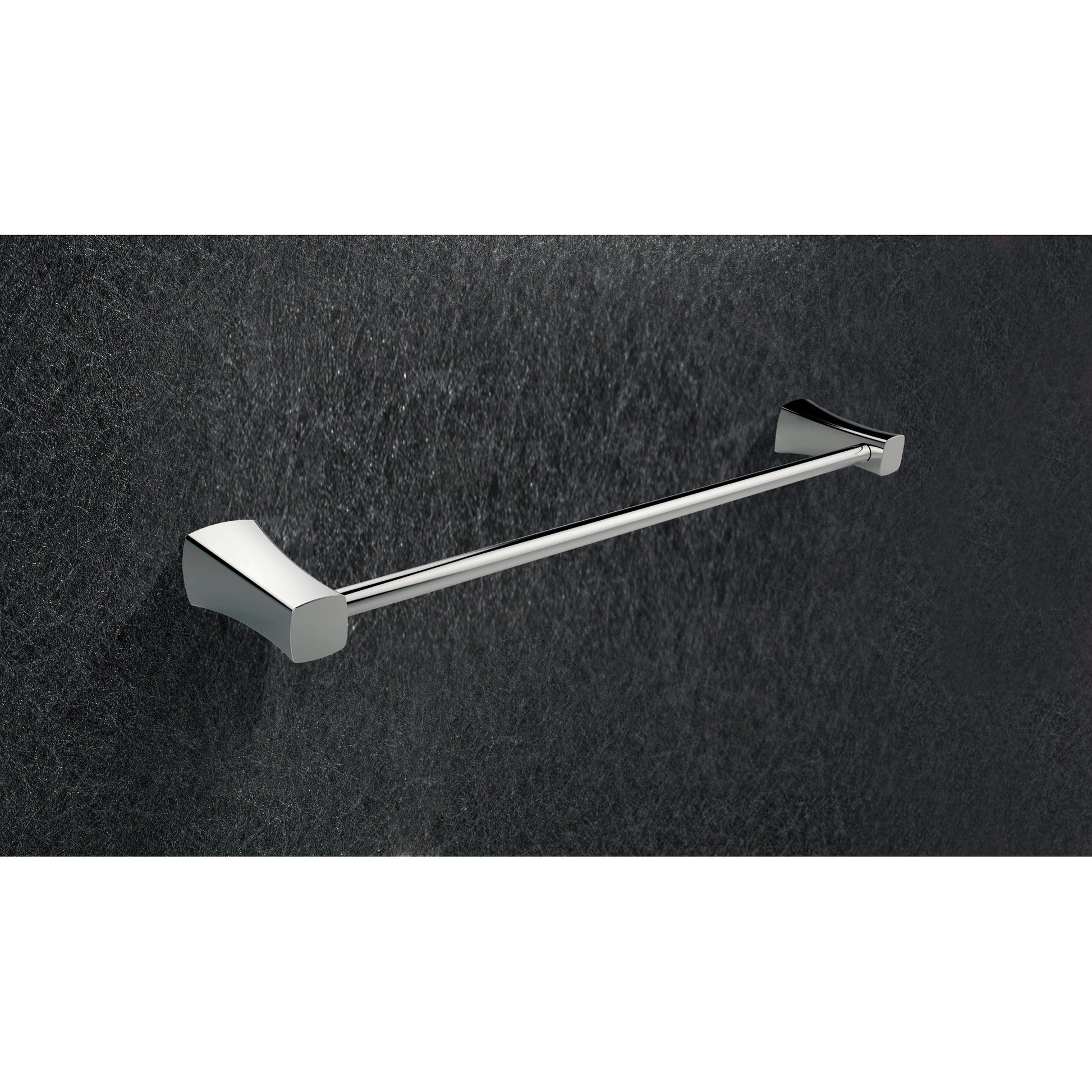 American Imaginations AI-34605 25" Chrome Rectangular Wall Mount Modern Towel Bar
