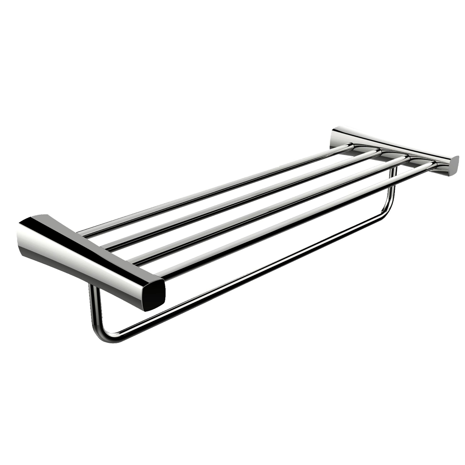 American Imaginations AI-34606 24" Chrome Rectangular Wall Mount Modern Towel Bar