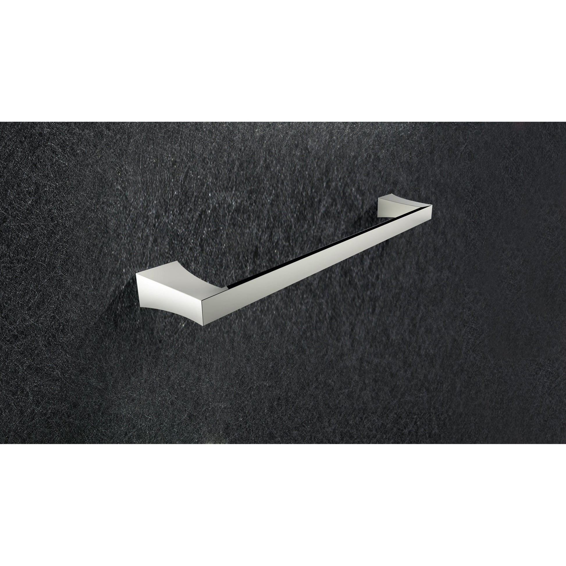 American Imaginations AI-34607 24" Chrome Rectangular Wall Mount Modern Towel Bar