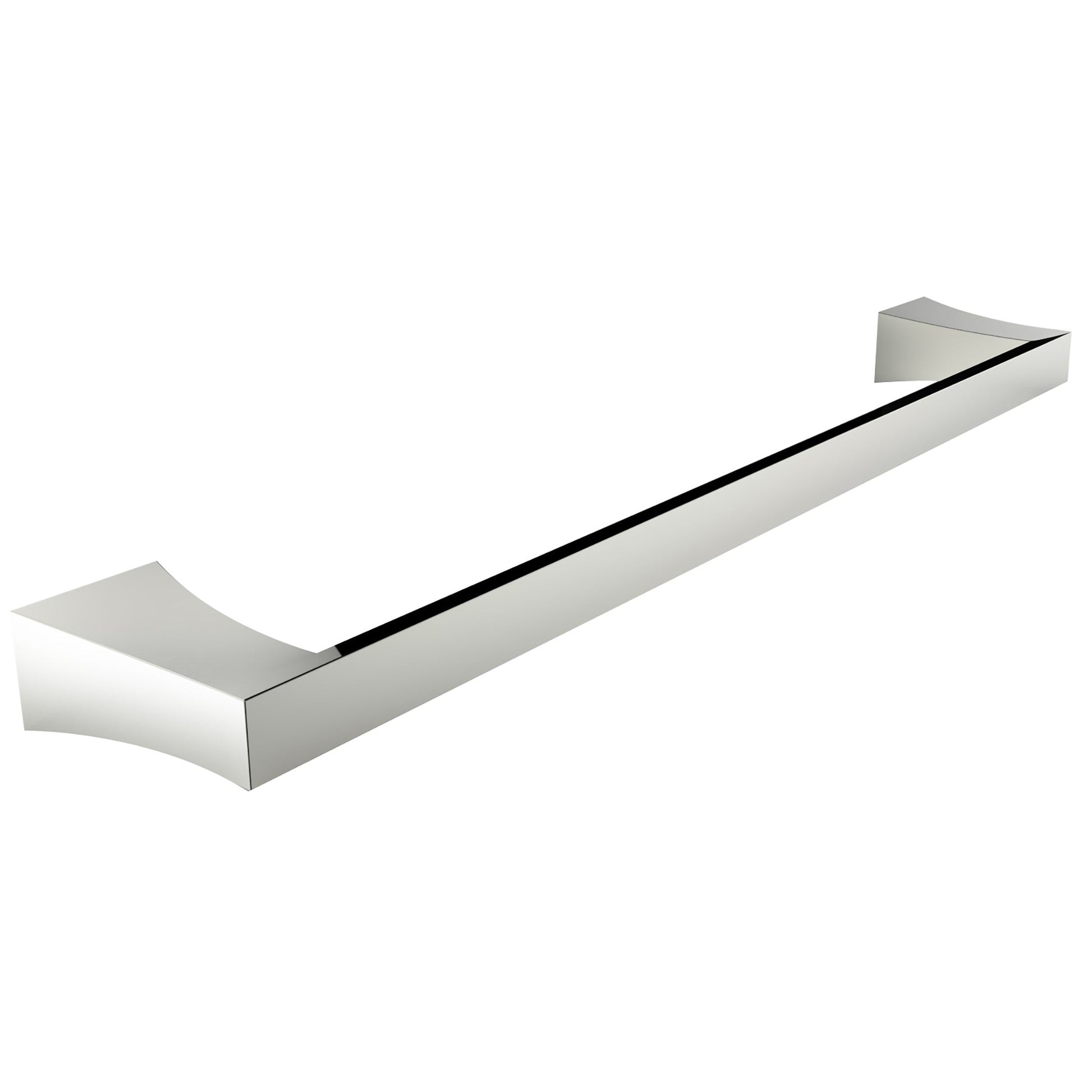 American Imaginations AI-34607 24" Chrome Rectangular Wall Mount Modern Towel Bar