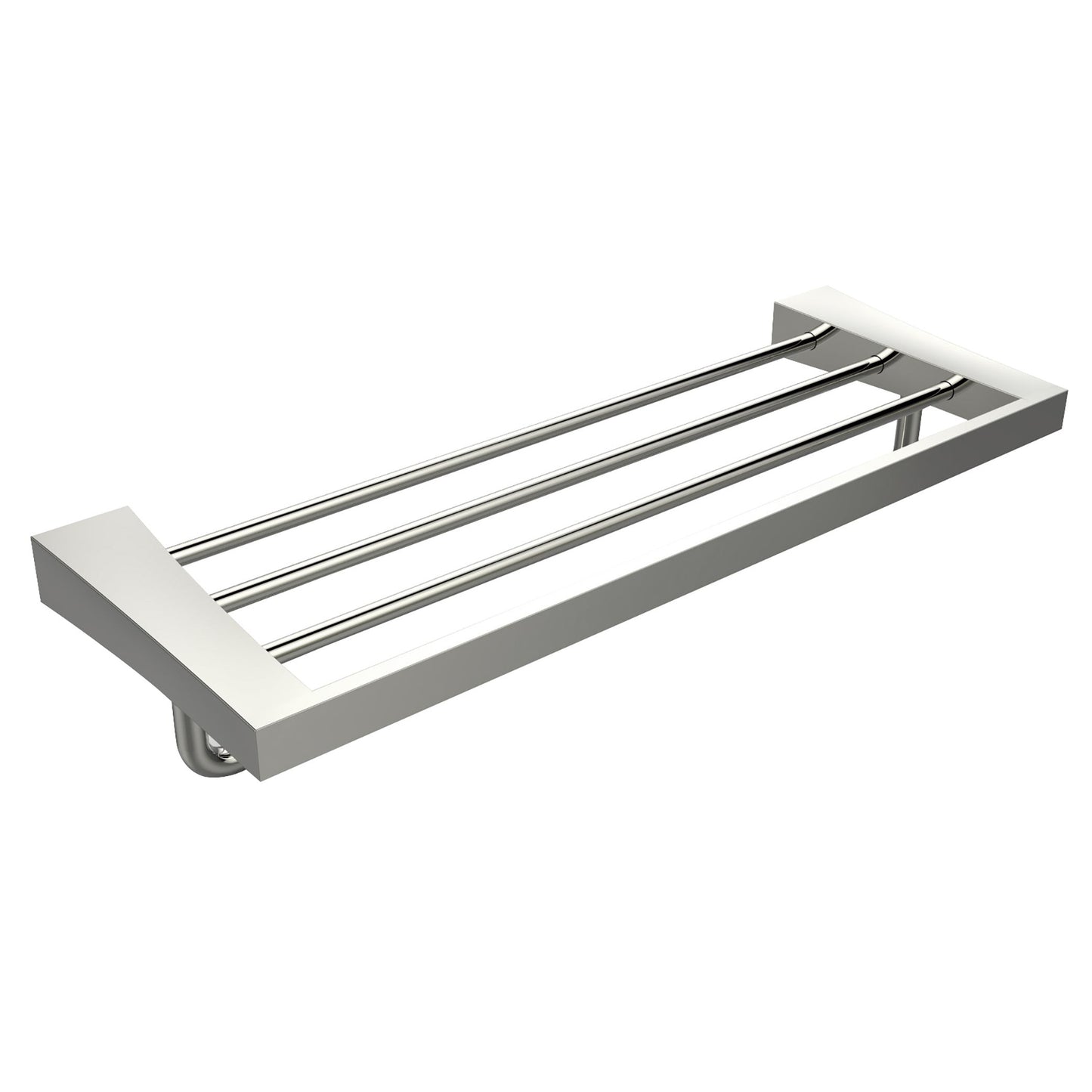 American Imaginations AI-34608 24" Chrome Rectangular Wall Mount Modern Towel Bar