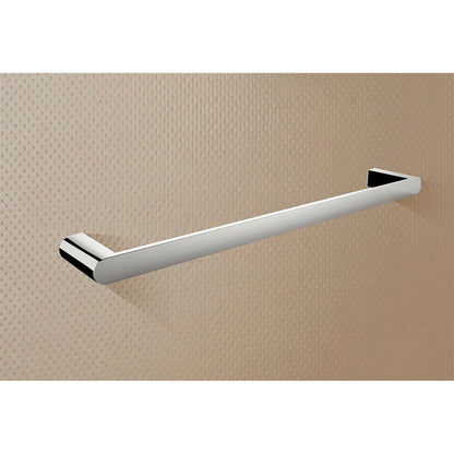 American Imaginations AI-34609 24" Chrome Rectangular Wall Mount Modern Towel Bar