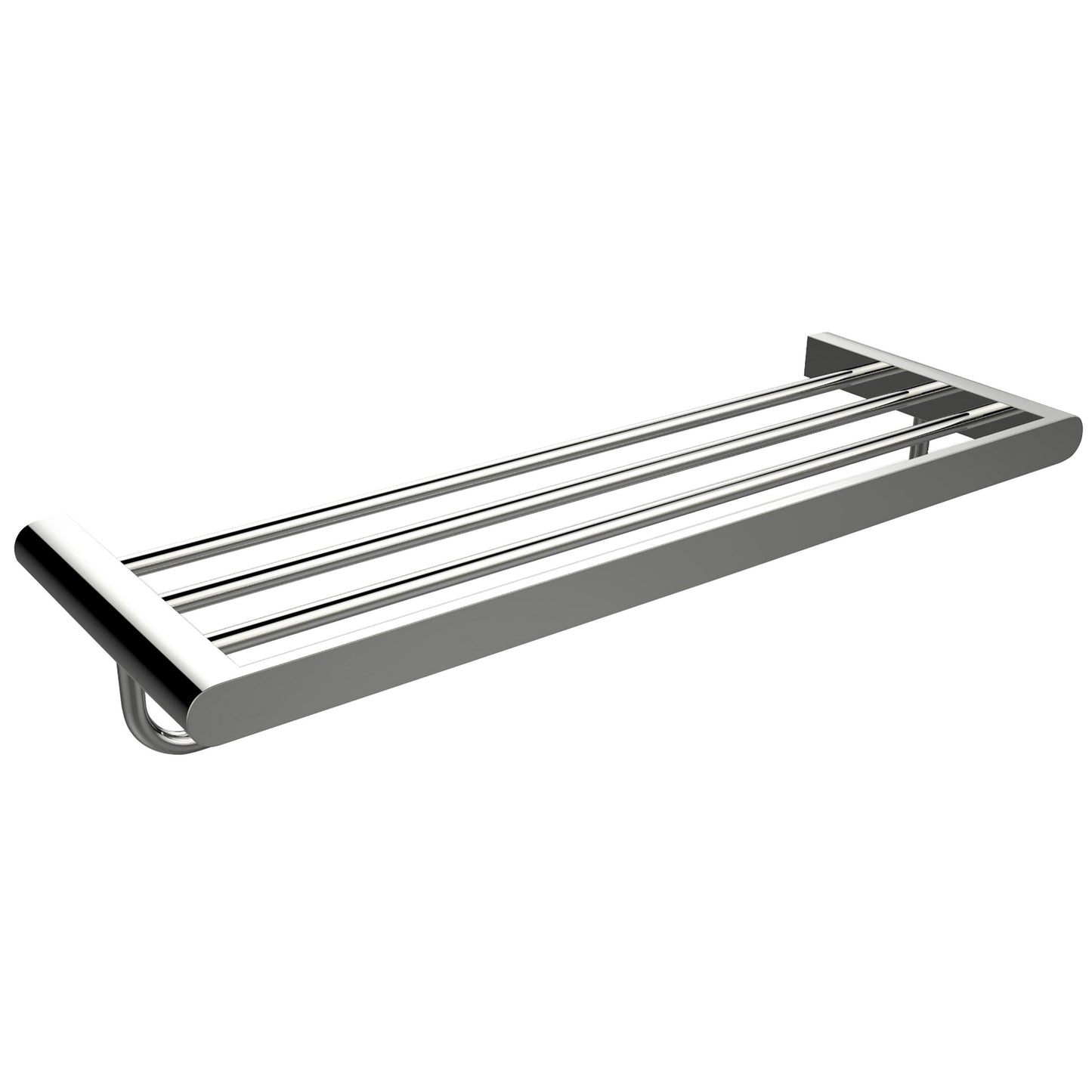 American Imaginations AI-34610 24" Chrome Rectangular Wall Mount Modern Towel Bar