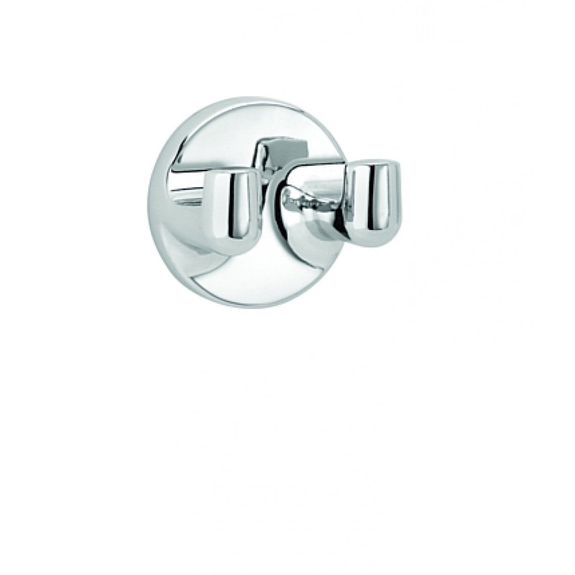 American Imaginations AI-34965 2" Chrome Round Wall Mount Modern Robe Hook