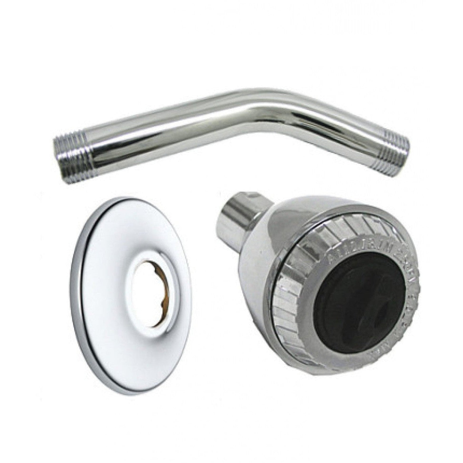 American Imaginations AI-34975 5" Chrome Round Brass Modern Shower Head
