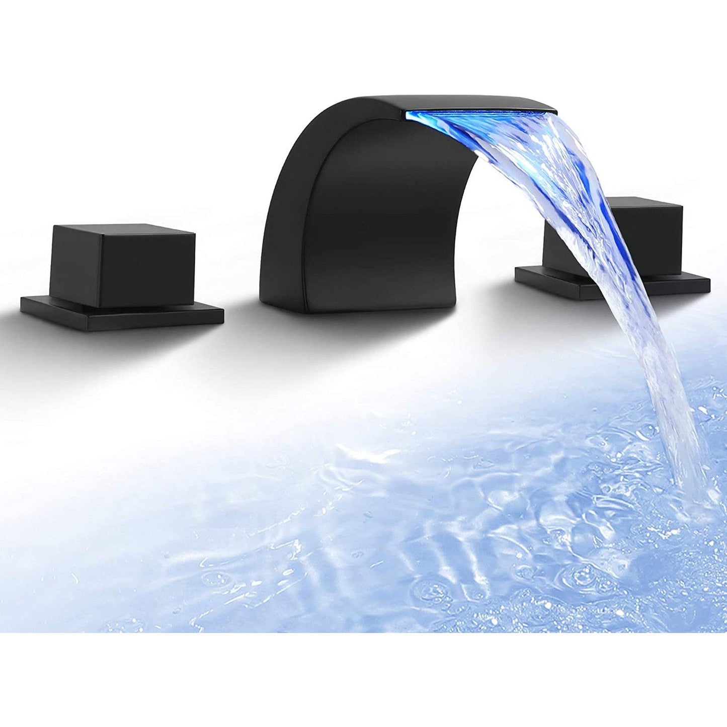 American Imaginations AI-36135 5" Black Unique Brass Modern Bathroom Sink Faucet