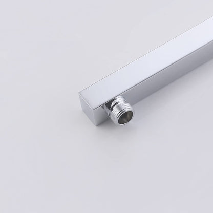 American Imaginations AI-36179 3" Polished Chrome Rectangular Wall Mount Modern Shower Arm