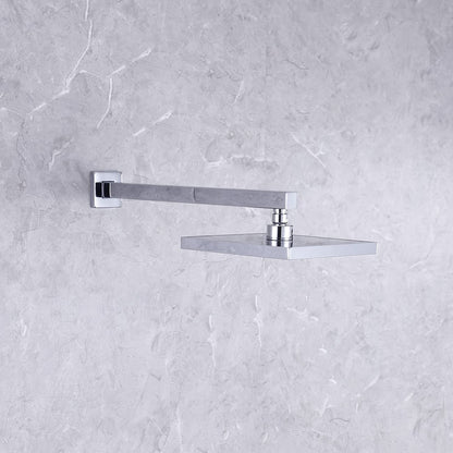 American Imaginations AI-36179 3" Polished Chrome Rectangular Wall Mount Modern Shower Arm