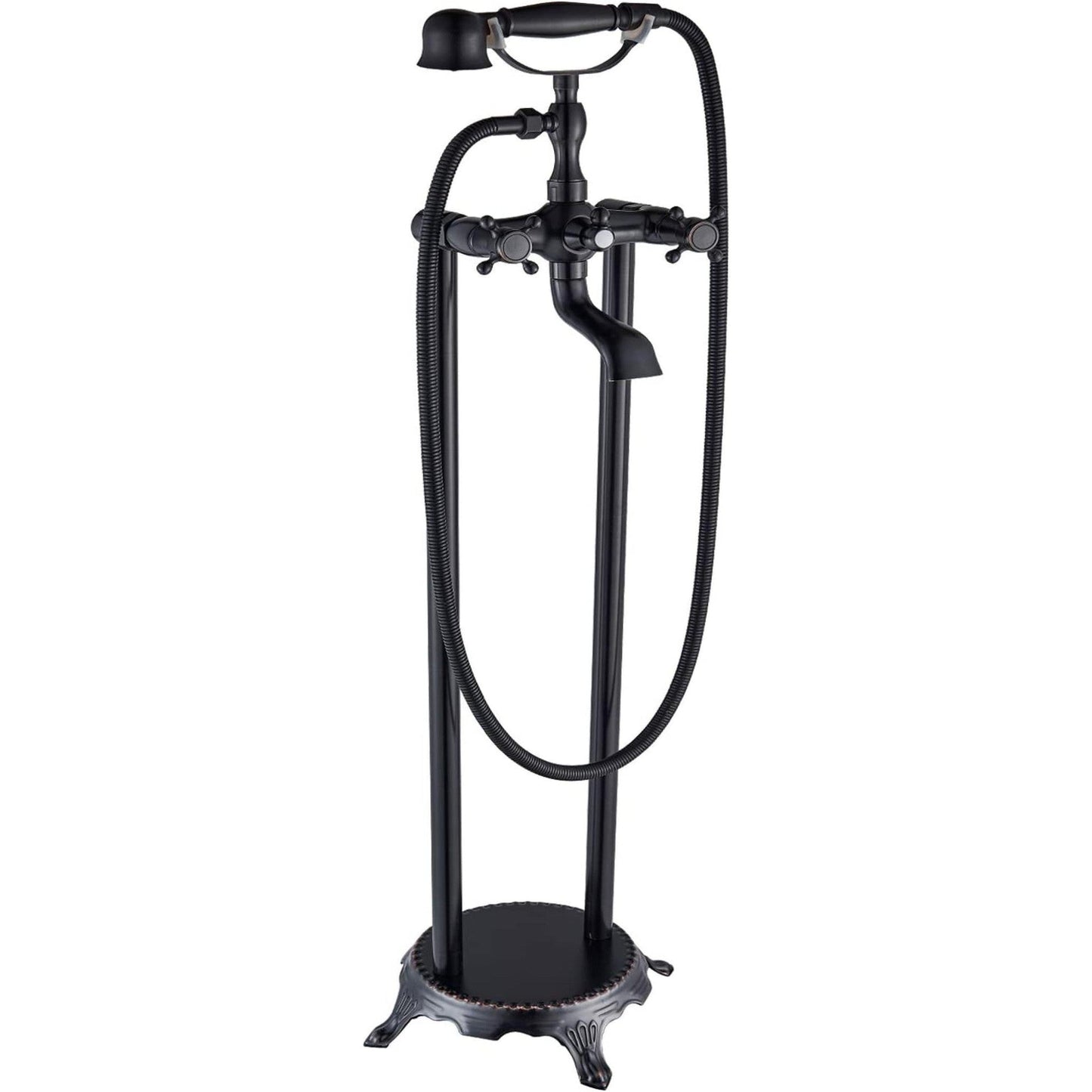 American Imaginations AI-36252 6" Oil Rubbed Bronze Unique Brass Modern Bathtub Shower Faucet